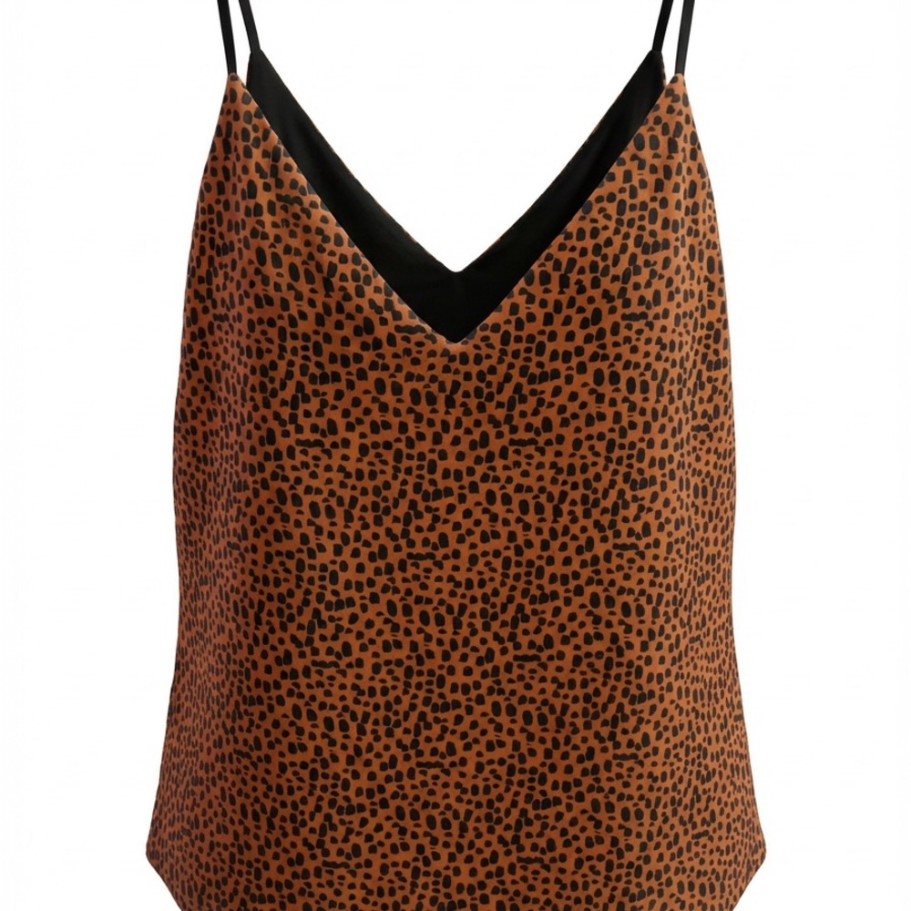 🖤 Express Leopard Print Cami Tank – Size Small